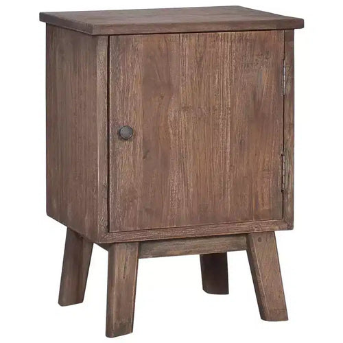 vidaXL Bedside Cabinet 15.7x11.8x20.9 Solid Teak Wood
