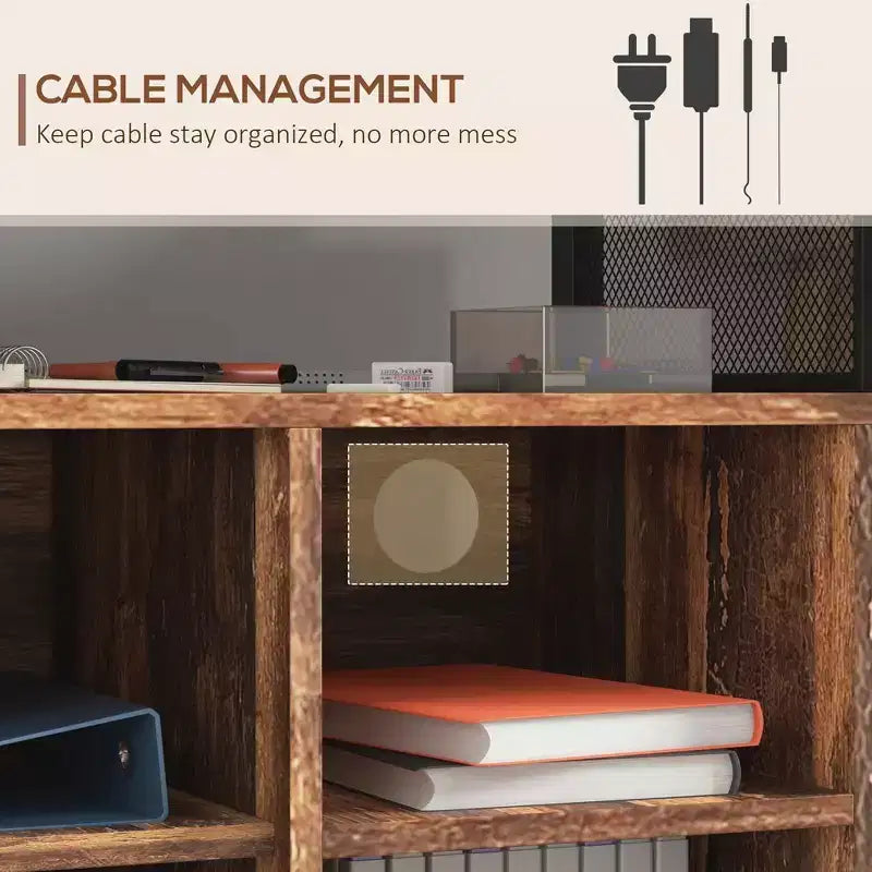 Meuble d'imprimante avec prise et ports de chargement USB, Table d'imprimante mobile industrielle