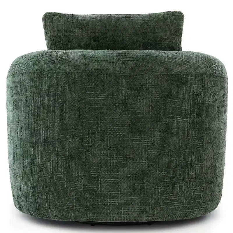 Fauteuil de salon, Fauteuil pivotant rond avec coussin à double couche
