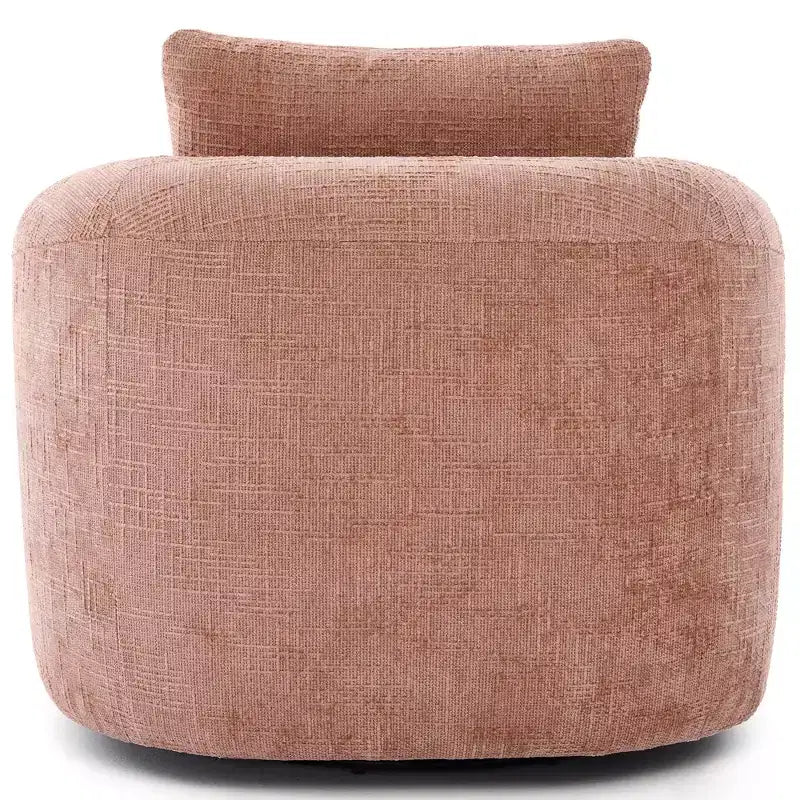 Fauteuil de salon, Fauteuil pivotant rond avec coussin à double couche