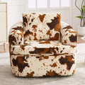 Fauteuil de salon, Fauteuil pivotant rond avec coussin à double couche