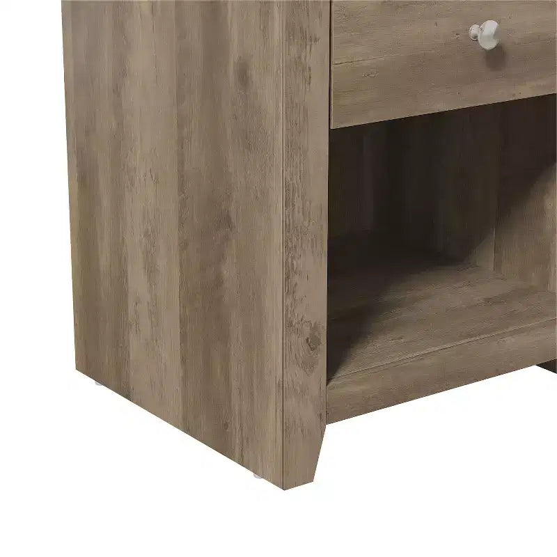 Tables de chevet modernes à 1 tiroir avec rangement ouvert