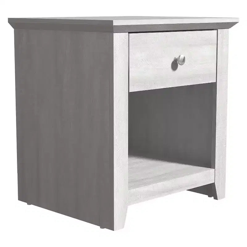 Tables de chevet modernes à 1 tiroir avec rangement ouvert