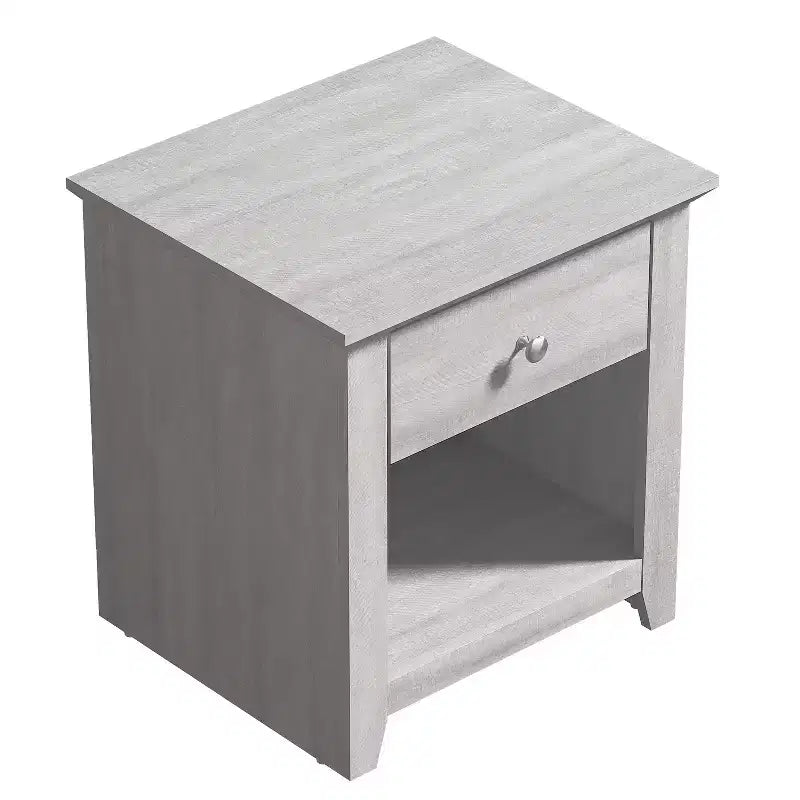 Tables de chevet modernes à 1 tiroir avec rangement ouvert