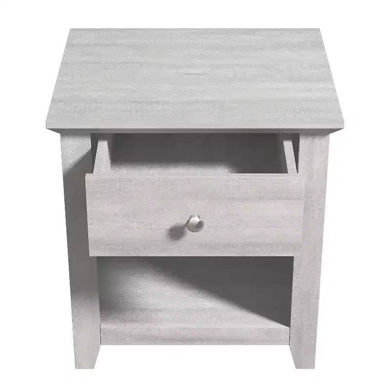 Tables de chevet modernes à 1 tiroir avec rangement ouvert