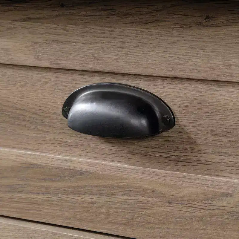 Commode de chambre rustique en bois à 6 tiroirs