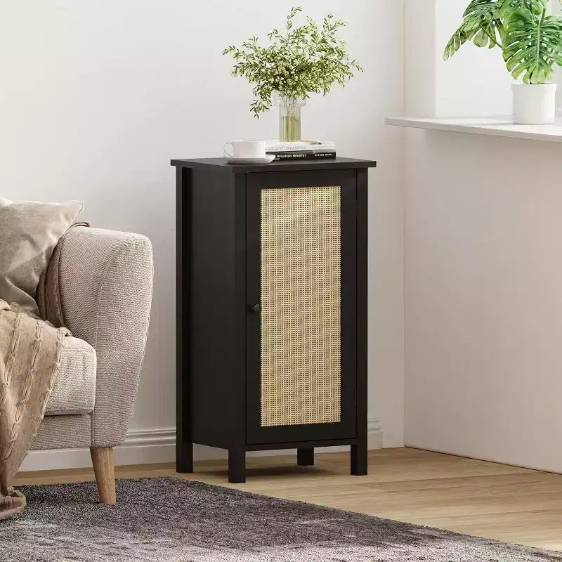 Table de chevet moderne de style ferme, table d'appoint bohème de 40 cm avec tiroir