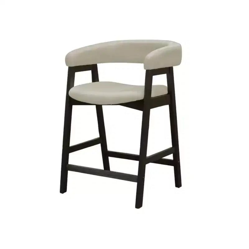 Chaises hauteur comptoir, noir vintage