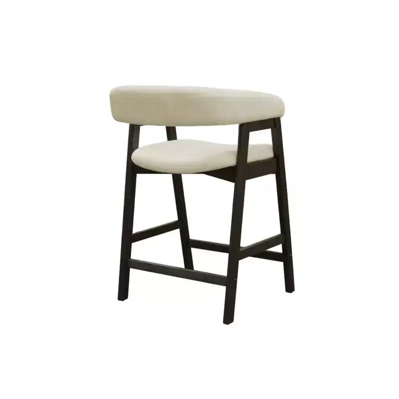 Chaises hauteur comptoir, noir vintage