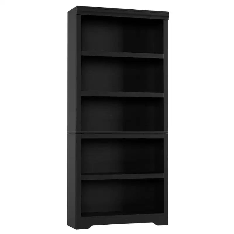 Étagère de ferme à 5 niveaux, bibliothèque haute de 175 cm avec étagères réglables