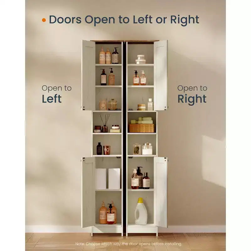 Meuble de rangement, assemblage sans outil ultrarapide, armoire haute et étroite