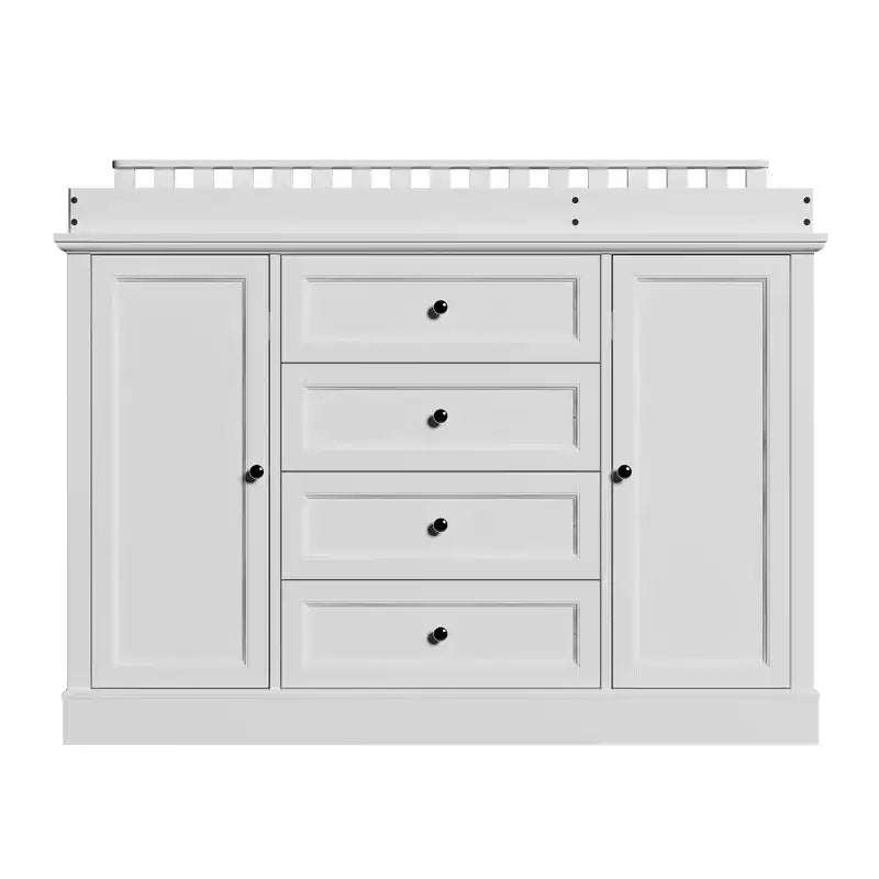 Commode à langer blanche, Organisateur de chambre de bébé spacieux