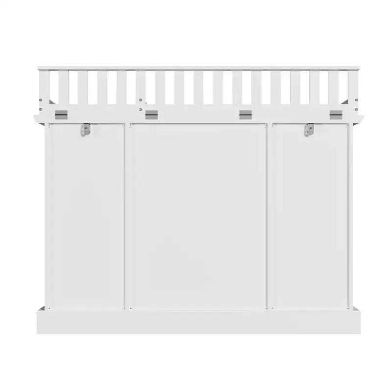 Commode à langer blanche, Organisateur de chambre de bébé spacieux