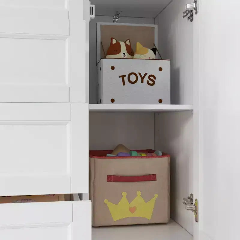 Commode à langer blanche, Organisateur de chambre de bébé spacieux