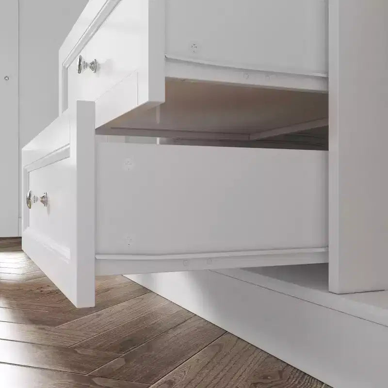 Commode à langer blanche, Organisateur de chambre de bébé spacieux