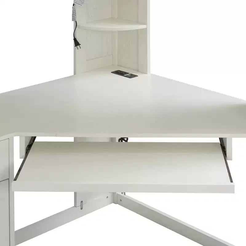 Lit mezzanine tout-en-un simple avec armoire intégrée et bureau